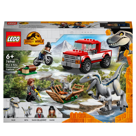 (Lego Jurassic World) 76946 Blue & Beta Velociraptor Capture