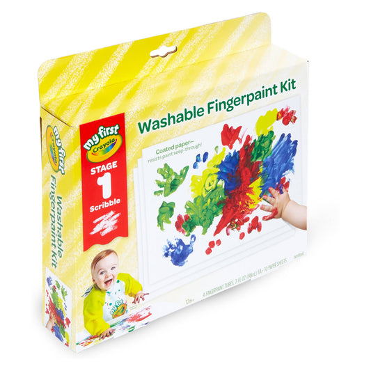 - Crayola My First Washable Fingerpaint Kit